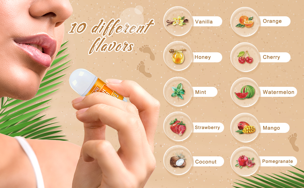 Dimsile 60 Pcs Mini Sunscreen Lip Balms Bulk SPF 30 Lip