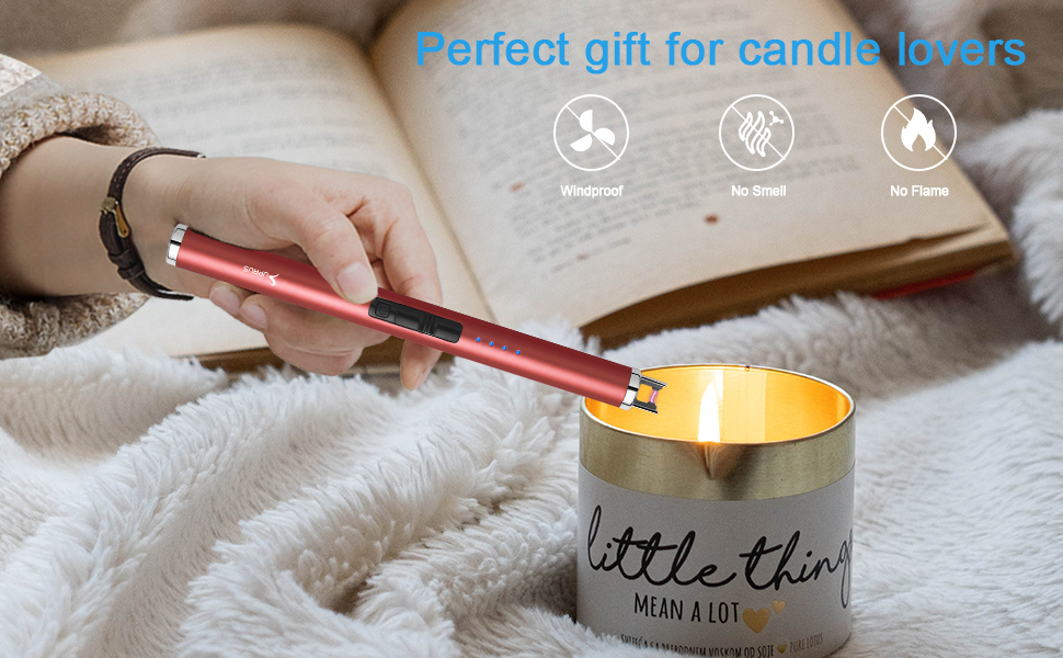 SUPRUS Lighter Candle Lighter Electric Lighter USB Lighter Safety Switch