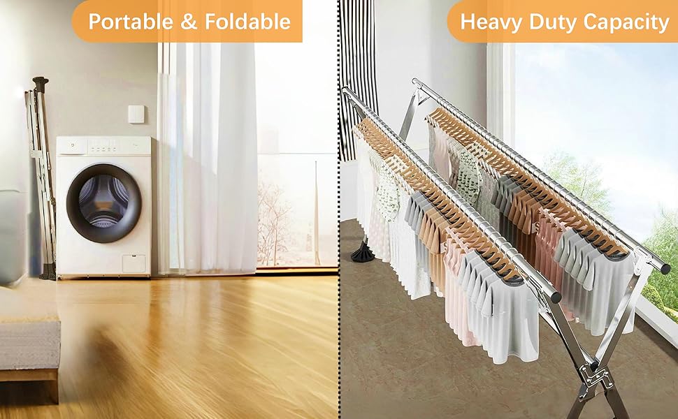 Clothes Drying Rack Clothing; Clothes Drying Rack Outdoor; Clothesline; Laundry Drying Rack