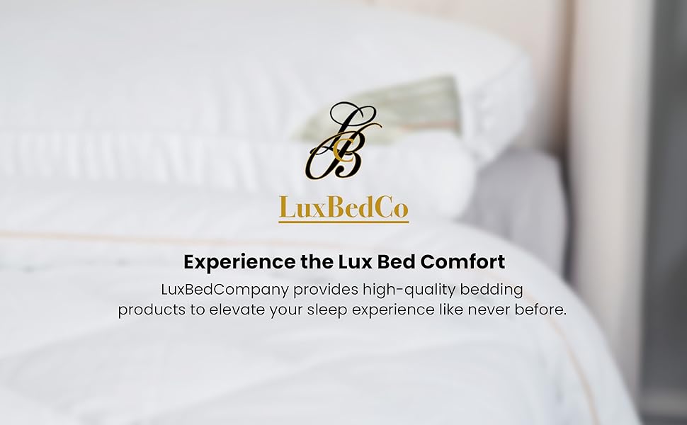 Experience the LuxBed comfort with this luxury silk bedding.