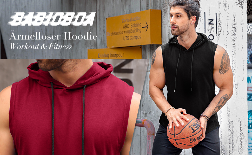 HERREN TANK HOODIE