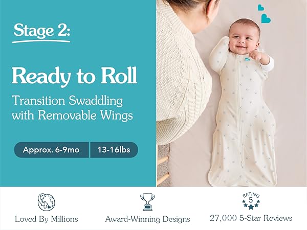 Swaddle transition to bag Medium