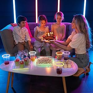 Glow Birthday Party glow in the dark party glow sticks bulk glow in the dark neon glow 