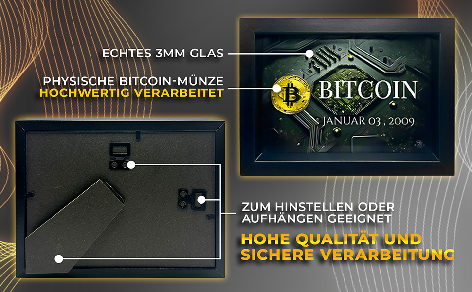 Bitcoin Bilderrahmen