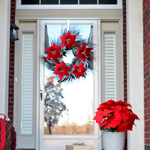 christmas flowers for vase