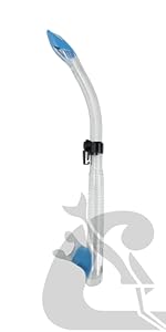 snorkel, semi dry snorle, cressi snorkel