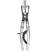 Akozon Hose Pinch Off Plier Line Pinch Off Plier Hose Pinch Off Plier Ratcheting Jaws Swiveling U...