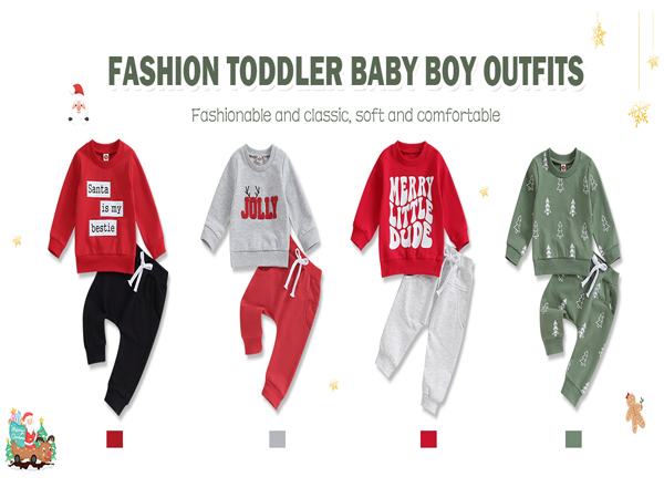 baby boy christmas outfit