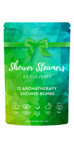 Shower steamer, shower bombs, essential oils, sinus relief, menthol, eucalyptus, gift for her