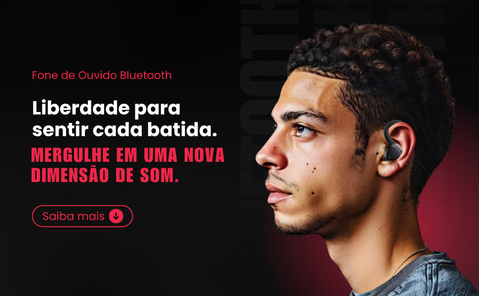 Fone de Ouvido Bluetooth