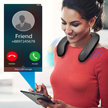 wearable neckband speaker