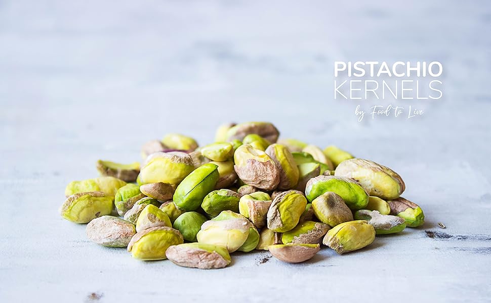 raw pistachio kernels by food to live
