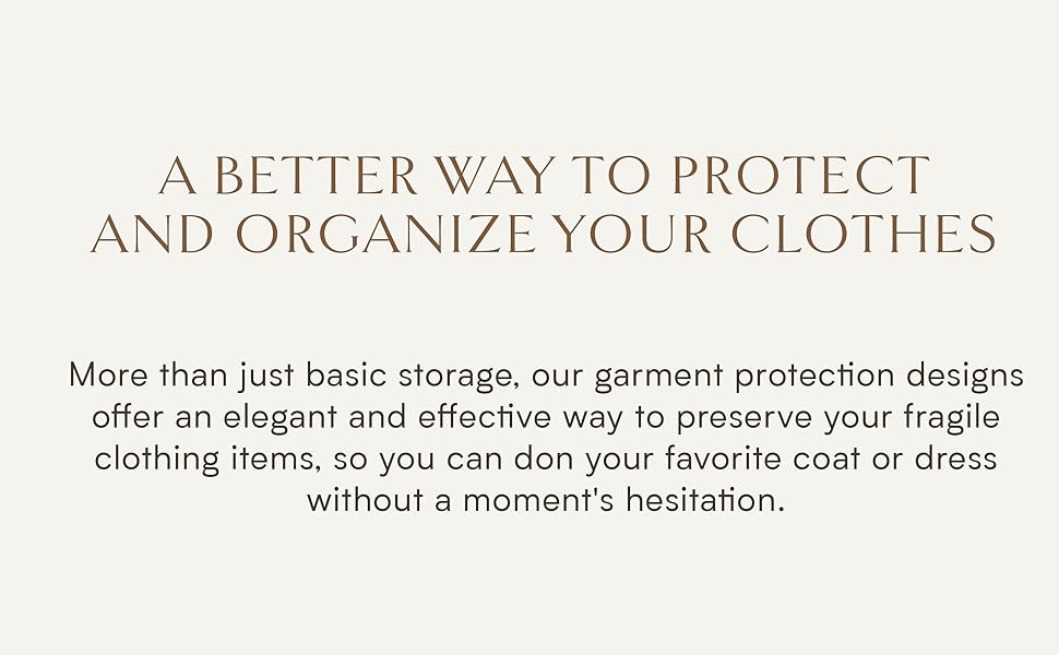 Hayden Hill Luxury Cotton Garment Storage Bag Long 56 Inch