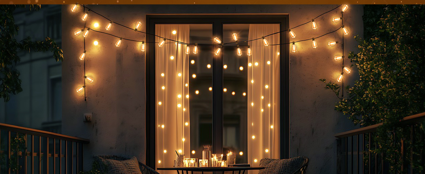 outdoor string lights