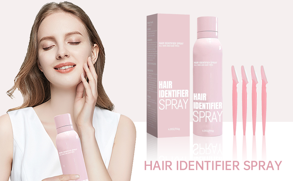 Hair identifier Spray for Face Shaving
