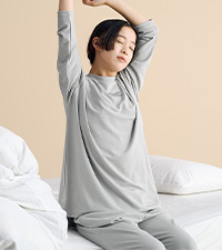 SIXPADリカバリーウェア スリープ上下セット　ライトグレー　フリーサイズ 楽天市場】シックスパッド リカバリーウェア スリープ Women's