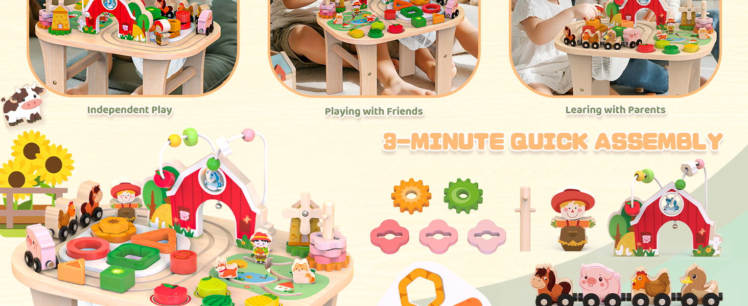 Wooden Sensory Table