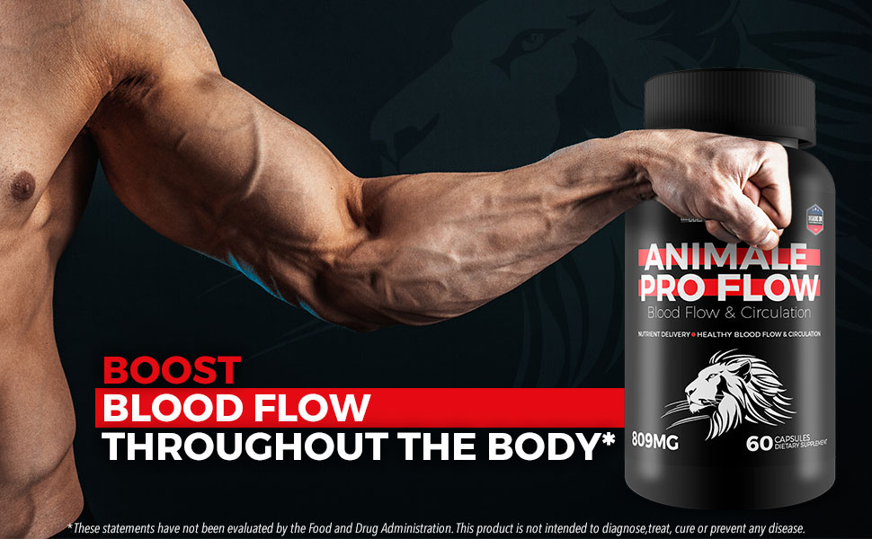 Animale Pro Flow is designed to boost blood flow throughout the body.