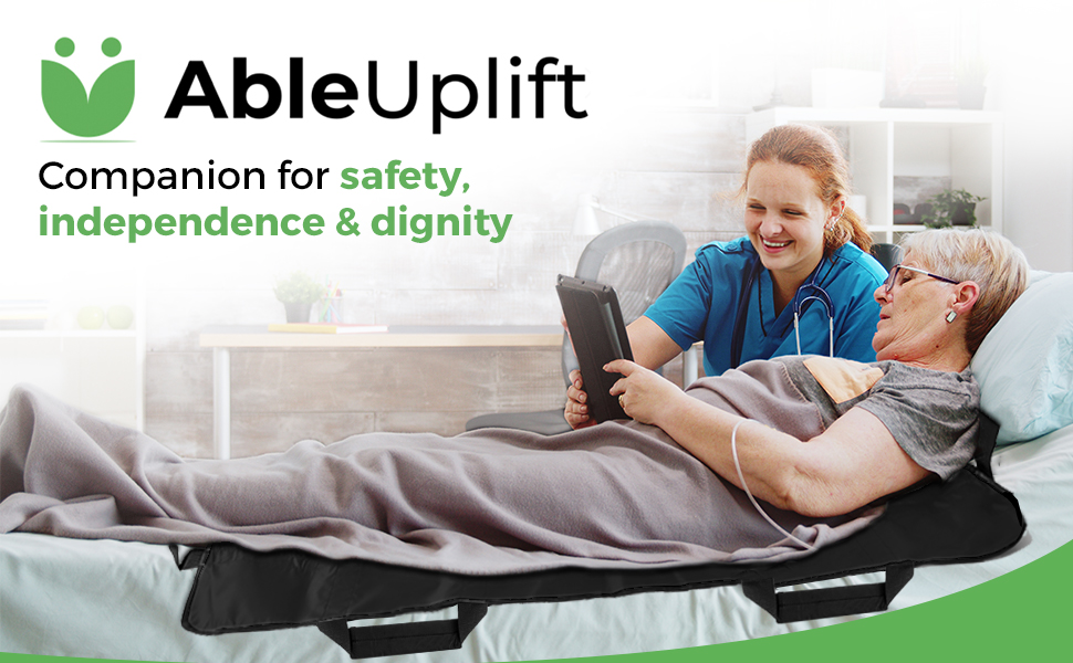 [Upgraded] Premium Patient Transfer Sheet with Handles