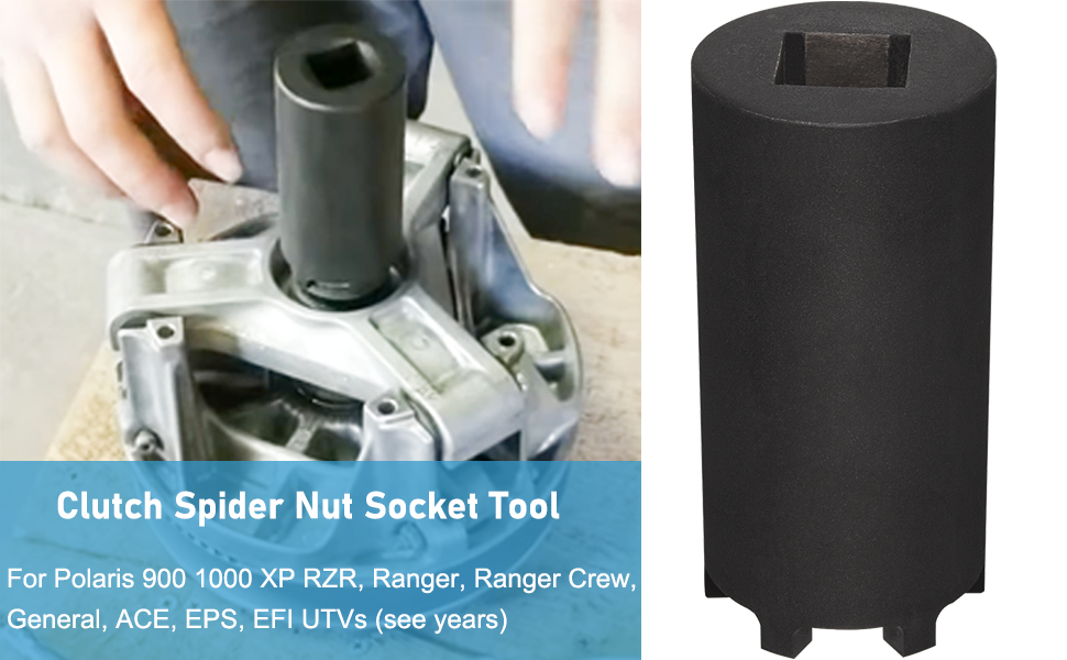 Clutch Spider Nut Socket Tool For Polaris 900 1000 XP RZR