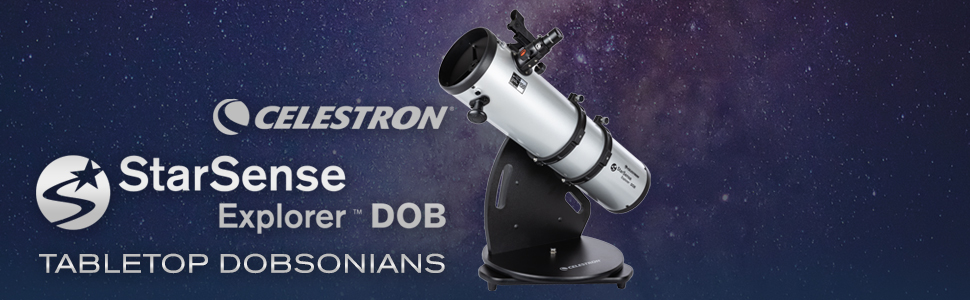 StarSense Explorer 150mm Smartphone App-Enabled Tabletop Dobsonian Telescope