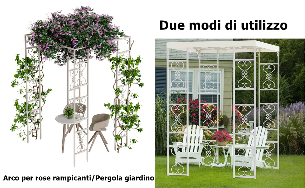 Gazebo Pergola Giardino Sostegno Rampicanti In Ferro Grande Arco Da Giardino Per Matrimonio 180x270cm 11 pergola giardino pergolato da giardino in metallo gazebo ferro battuto arco da giardino in metallo