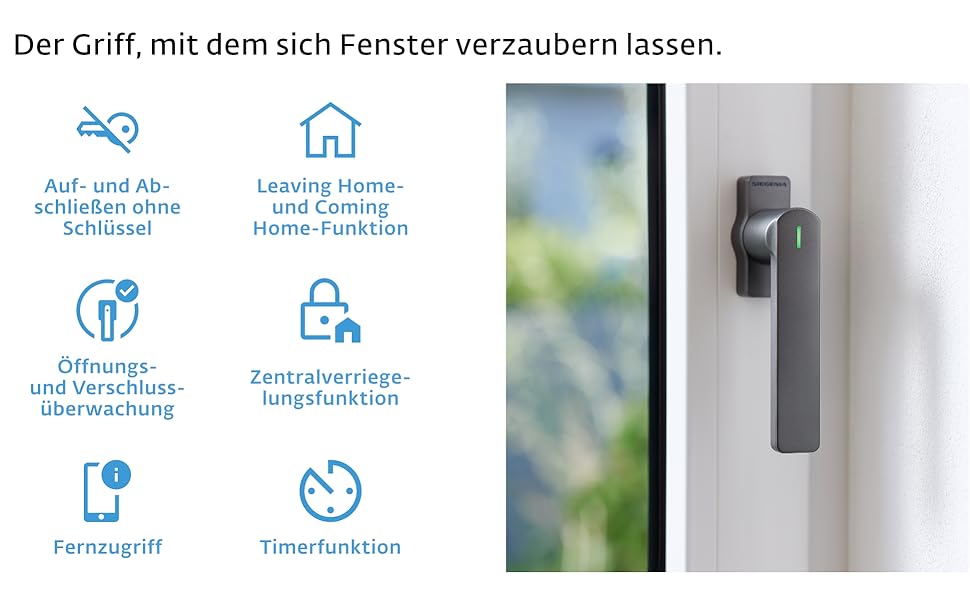 Smarter Fenstergriff