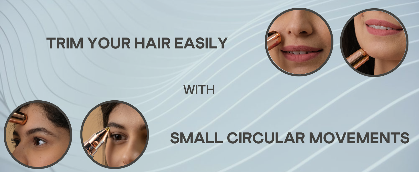 Winston 2 in 1 Trimmer Face and Eyebrow Trimmer for Women 1 Year