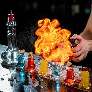 Fancy novelty whiskey serving set, a humorous gift for men who have everything