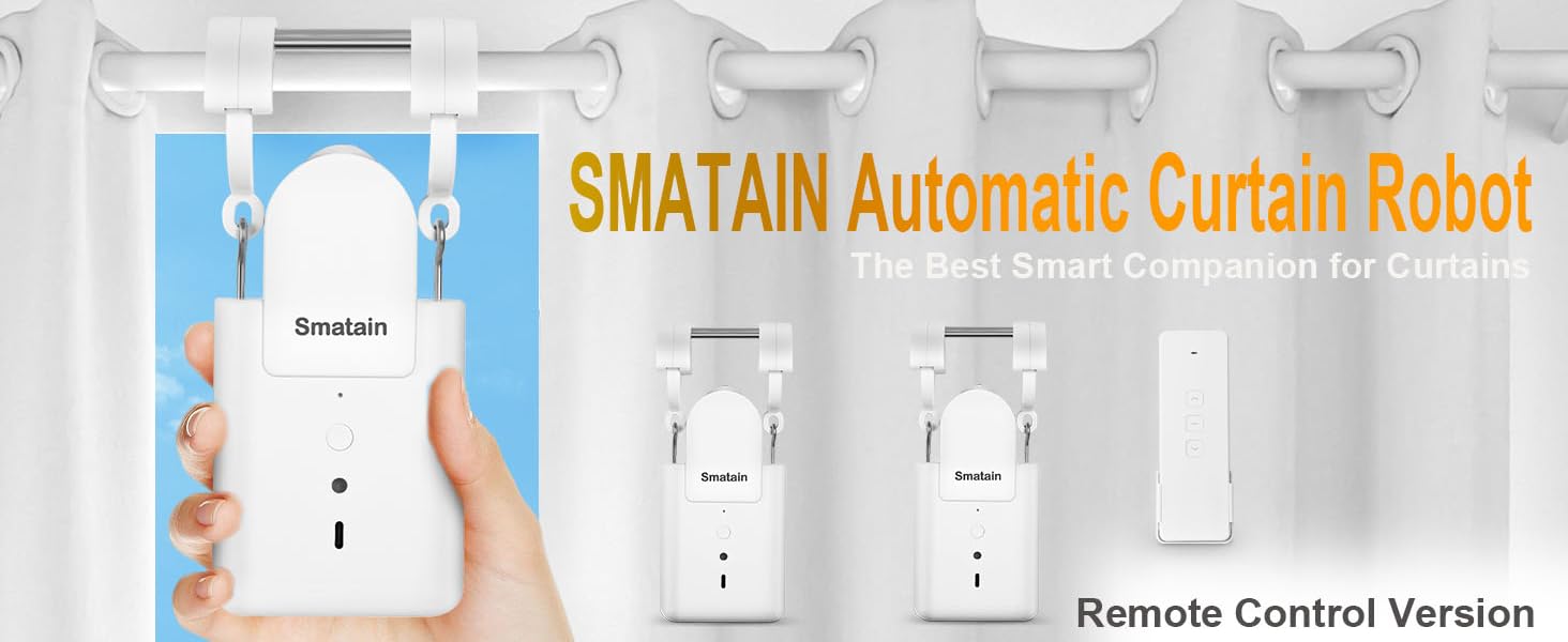 Remote control version automatic curtain opener