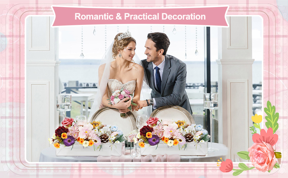 Flower Vase Acrylic Rectangular Floral C... 5 3