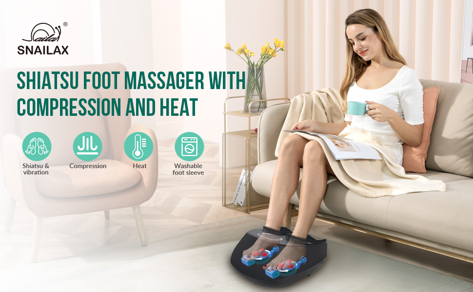 Snailax Foot Massager with Shiatsu