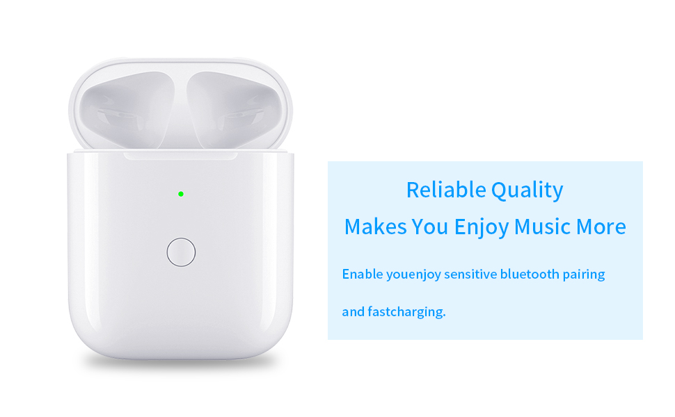 Wireless Charging Case Compatible for AirPods 1/2, Charger