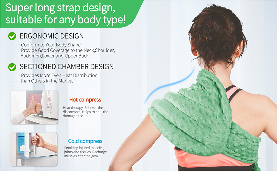 Microwavable Heating Wrap for Lower Back,Lumbar,Waist