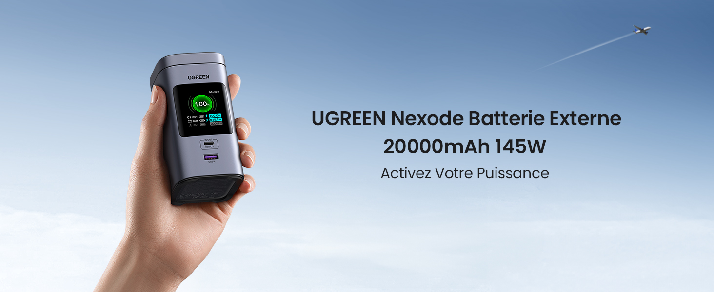 batterie externe 20000mah charge rapide qi2 magnetique