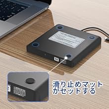 Amazon.co.jp: DETROVA 外付けDVD/CDドライブ DVDレコ CD/DVD-R