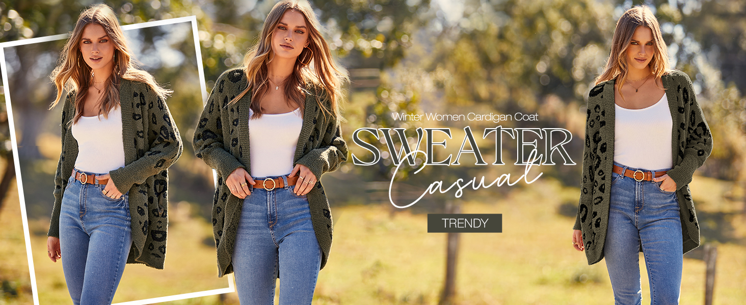 lightweight cardigans for women fall clothes for women 2024 sweater for women leopard women cardigan
