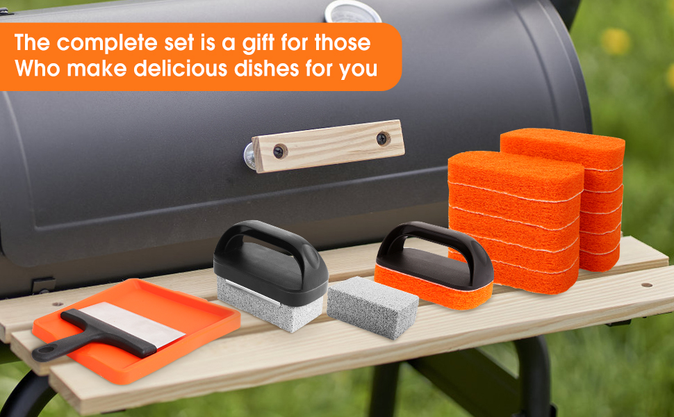 Upgraded Griddle Cleaning Kit for Blackstone 18 Pieces