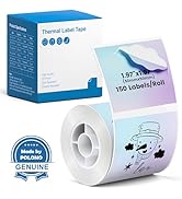 Thermal Labels for POLONO PM220S Label Maker, 2 inch (50mm) Thermal Label, Waterproof, Multi-Purp...