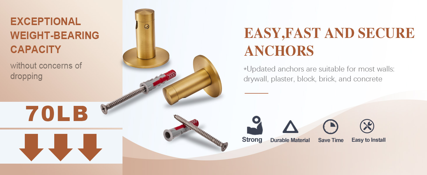 EASY AND SECURE ANCHORS