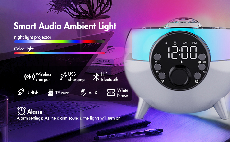bluetooth speaker with lights