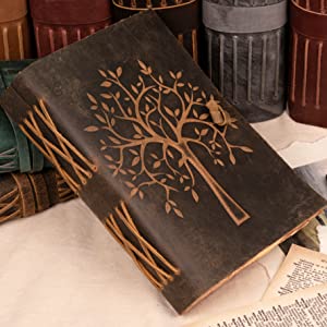 Amazon | LEATHER VILLAGE Tree of Life ジャーナル ノート
