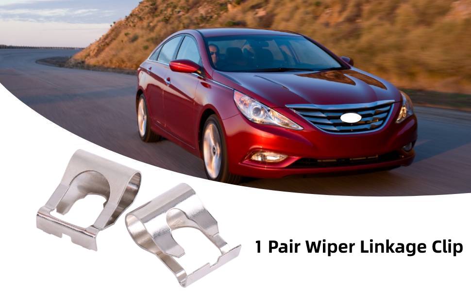 Wiper Linkage Clip,1 Pair Windscreen Wiper Motor Linkage