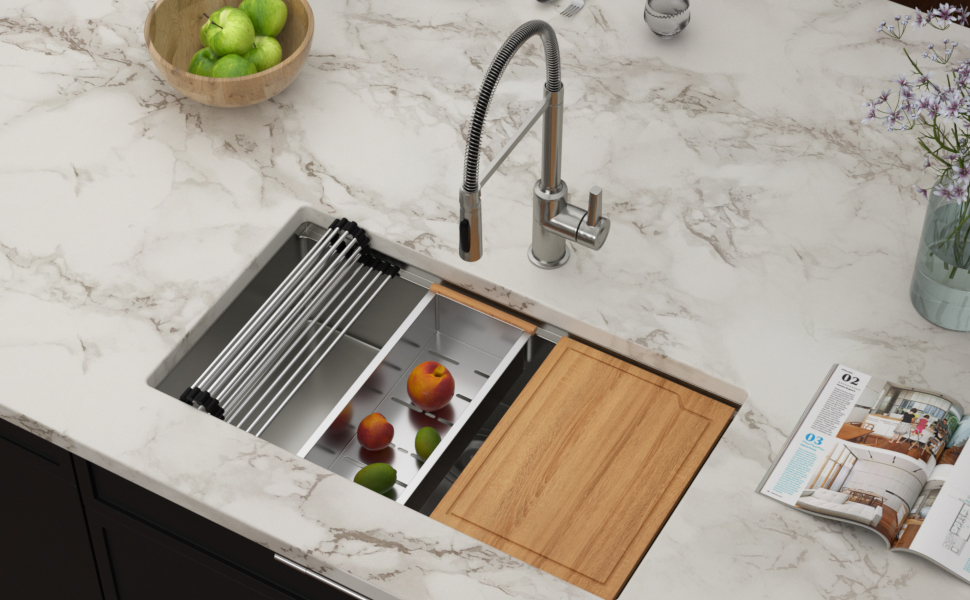 赤松30cm Couoko 30 Inch Undermount Kitchen Sink 16 Gauge Stainless