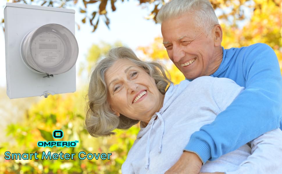 OMPERIO Smart Meter Cover RFRadiation Shield Guard EMF Protecction Stainlees Steel 316 Faraday