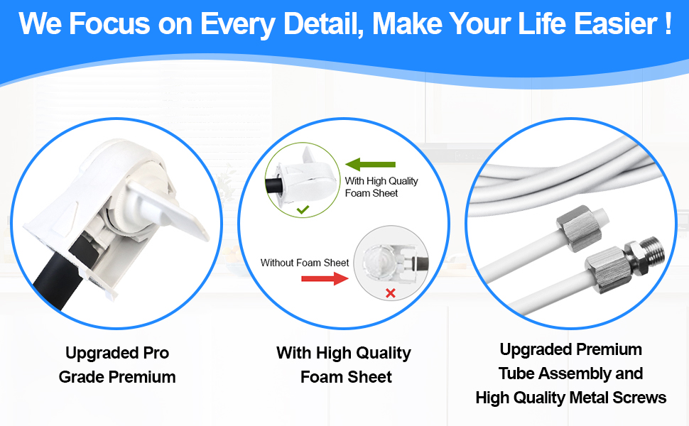 POOLKEY WR17X22074 Refrigerator MWF Water Filter Head and