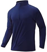 Mens Quarter Zip Pullover UPF 50+