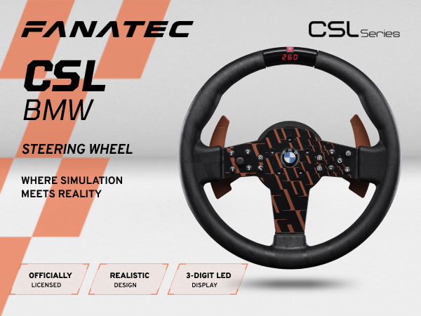 〇美品 FANATEC CSL steering Wheel BMW   送料込 Amazon.com: Fanatec CSL Officially Licensed BMW Sim Racing