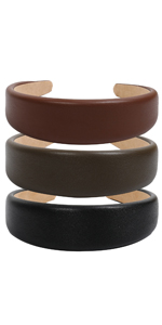 Pu Leather Padded Headband
