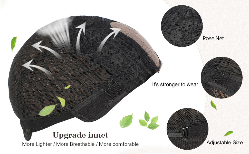 AISI HAIR Short Wavy Brown Wig for Women Synthetic Ombre Brown Bob Wavy Wig 